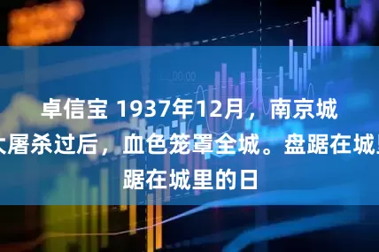 卓信宝 1937年12月，南京城破。大屠杀过后，血色笼罩全城。盘踞在城里的日